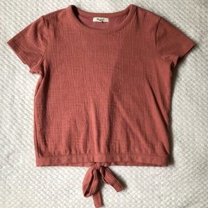 Madewell tie back top
